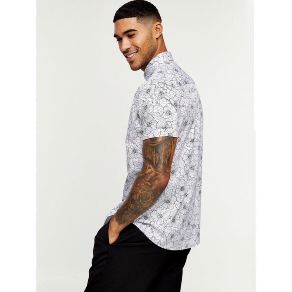 Topman Slim Fit Collared Button Down - Picture 6 of 7